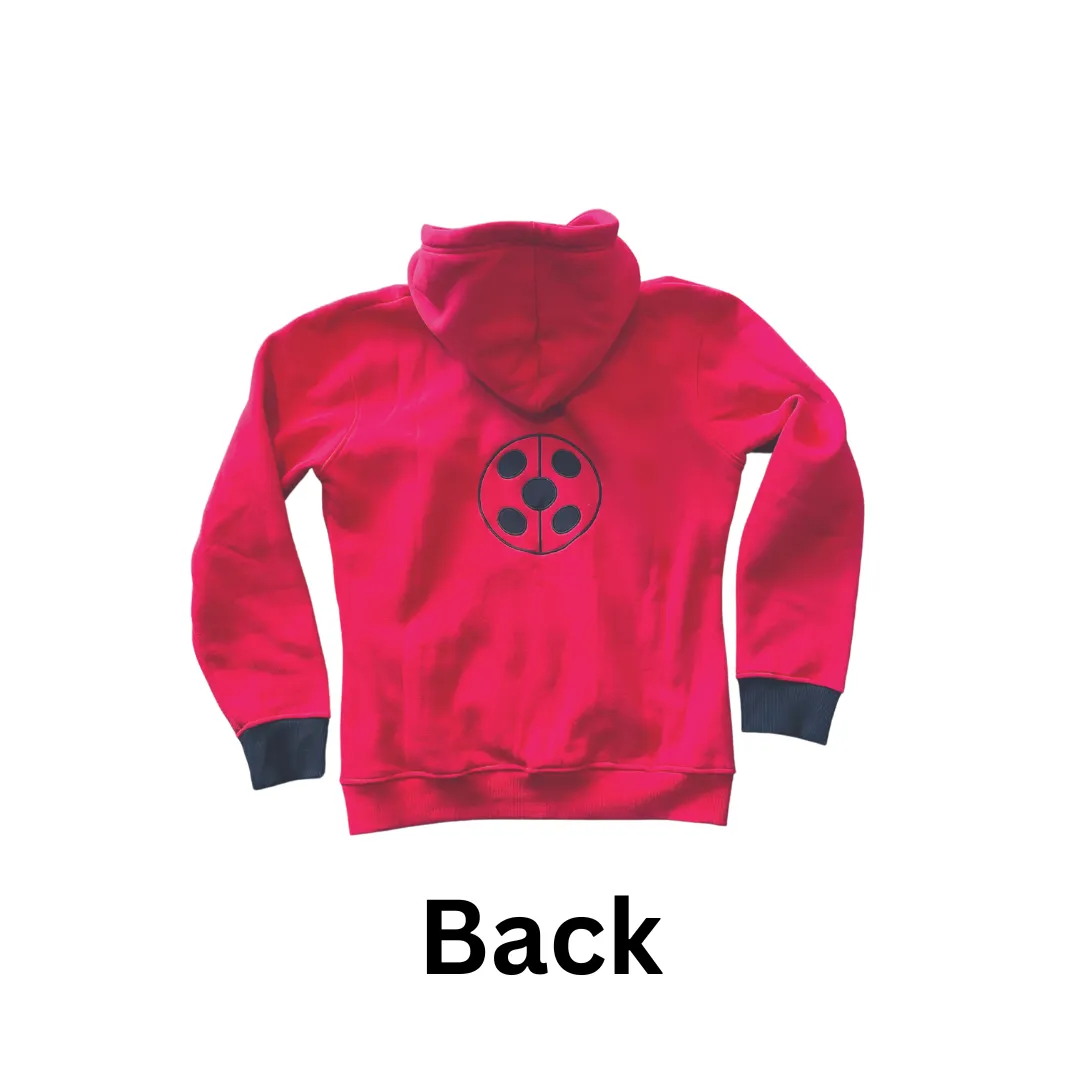Hoodie Miraculous Ladybug Embroidered